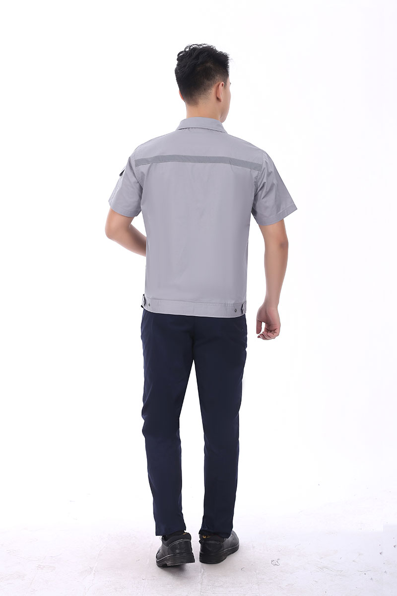 滌棉防靜電工作服灰色