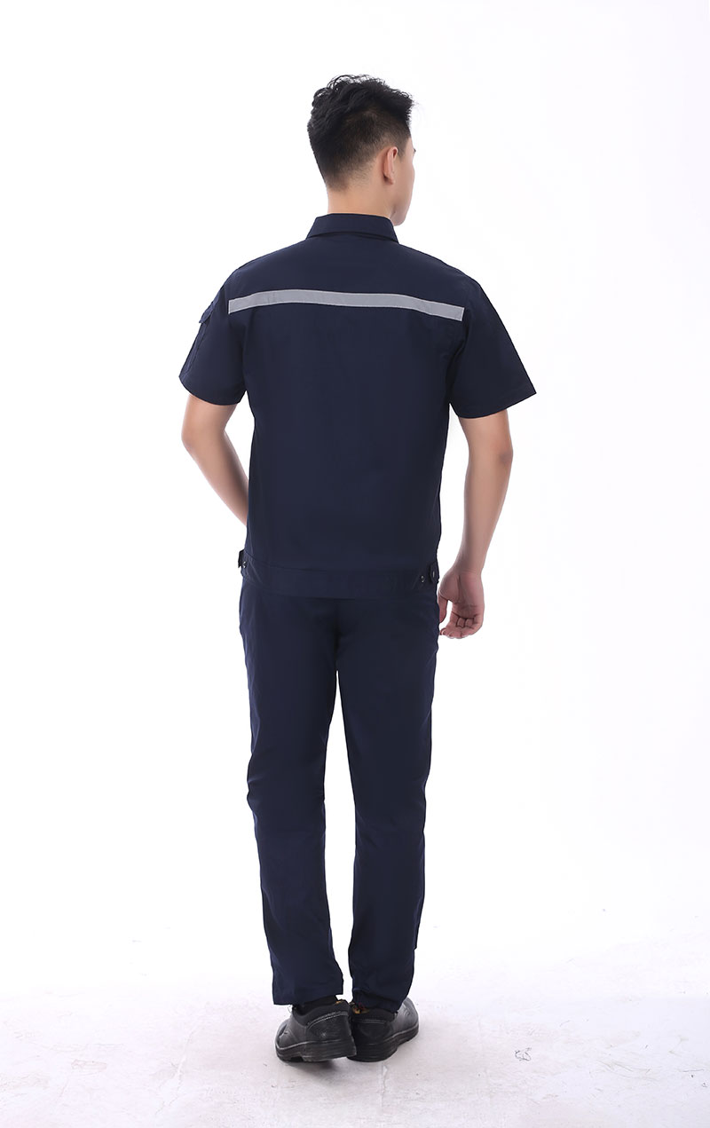 滌棉防靜電工作服藏青