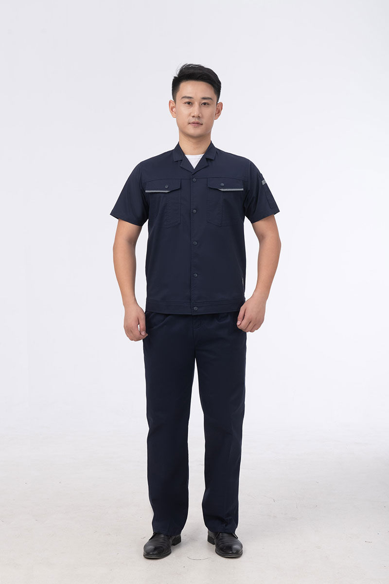 彈力款工作服藏藍