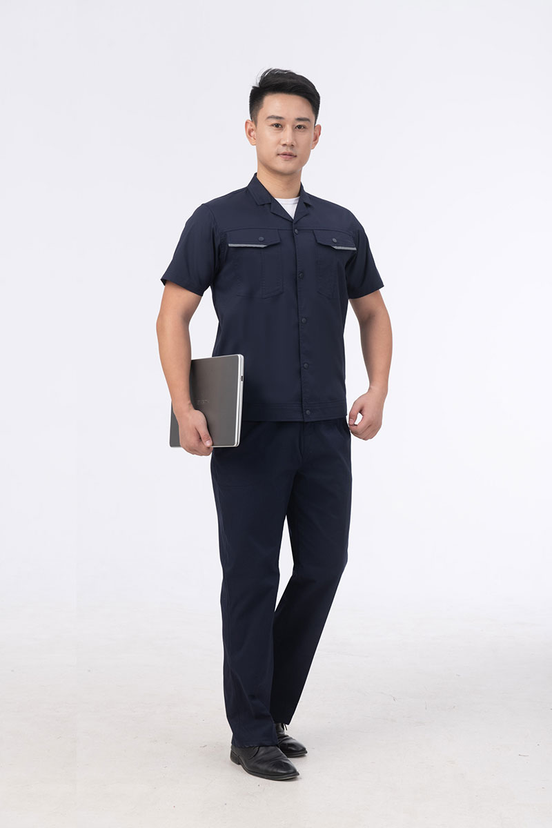 彈力款工作服藏藍