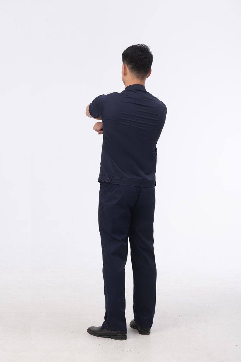 彈力款工作服藏藍