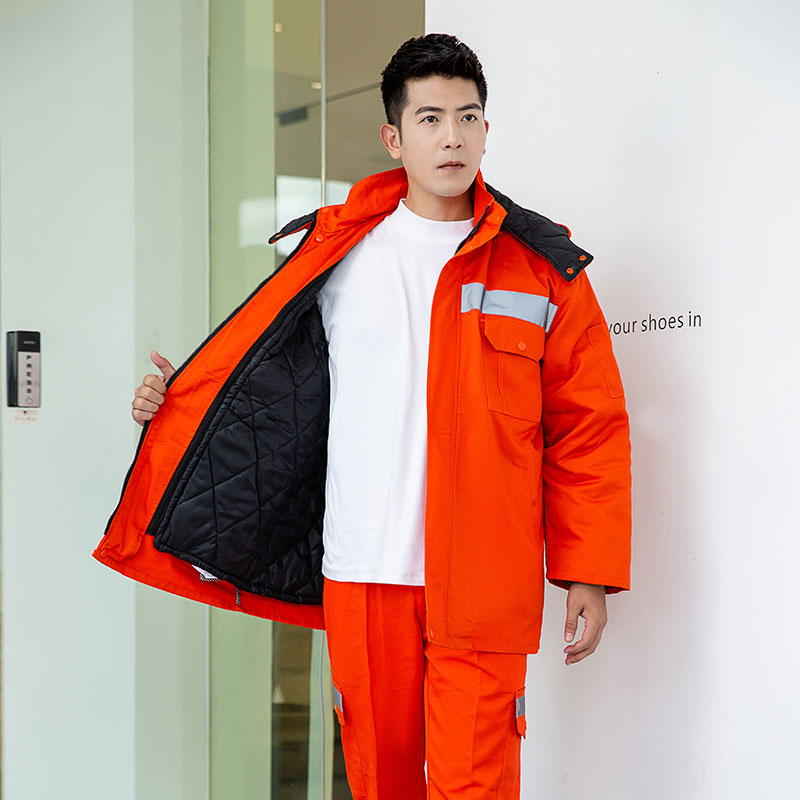 灰反環衛棉服