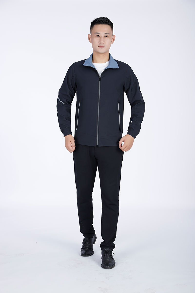 雙面夾克工作服藏藍